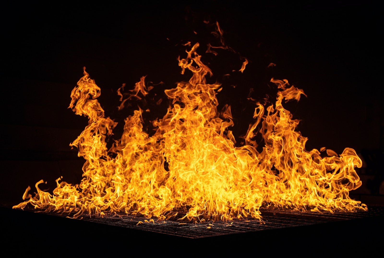 fire burning